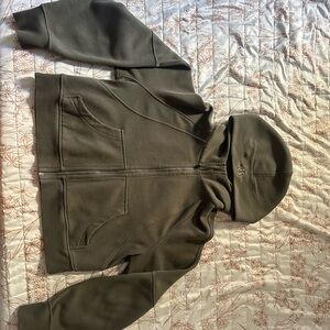 Scuba fill zip oversized jacket